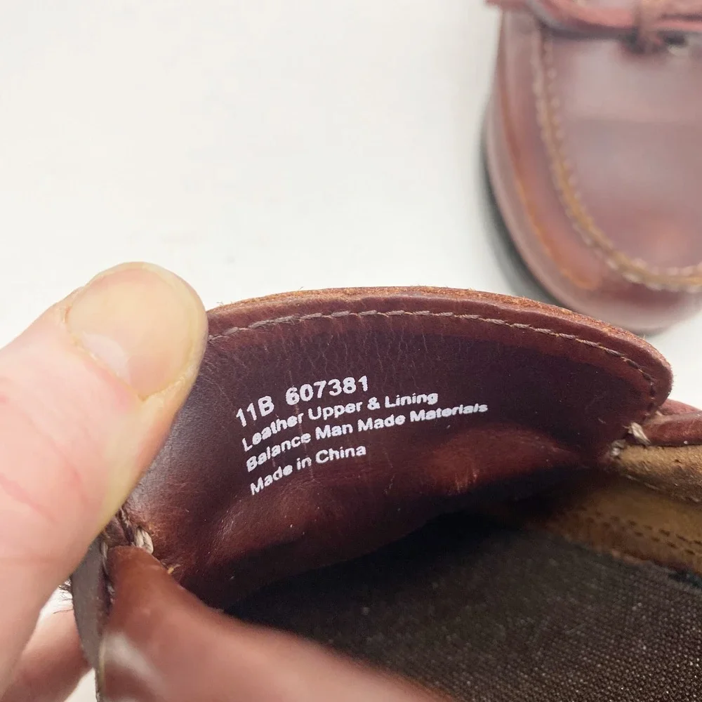 Life Outdoors One Eyelet Leather Boat Shoe Moccasin Mens 11B Brown